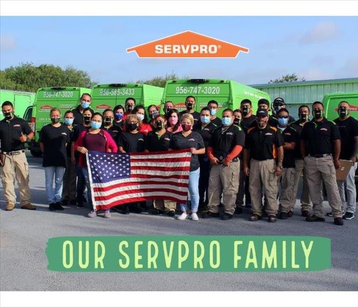 Group Picture of SERVPRO East Mission and South Edinburg Family 